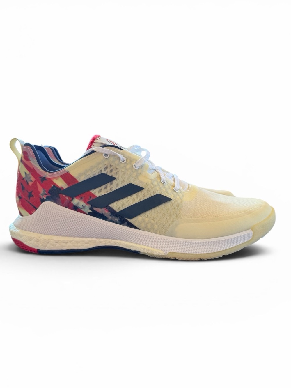 NWT adidas Cream White Crazy Flight USA Volleyball Shoes size 12